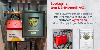 Wyróżnienie dla ogranicznika przepięć DEHNventil ACI M TNS 264 FM